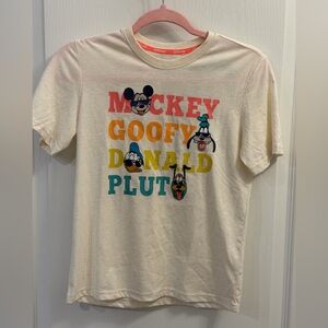 Disney Mickey & Friends Family Tee Shirt Kids Size L 10/12 NWT